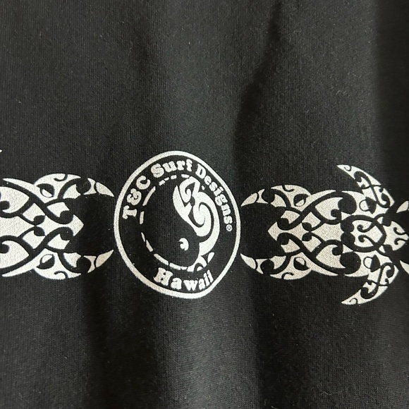 Vintage T&C Surf Designs Hawaii Sweater Mens Large Black Grunge Surf Skater 90s - Picture 6 of 16